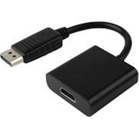 Nextgen 8 in. Displayport Male to HDMI Female Adapter 1080P - Black NE80269